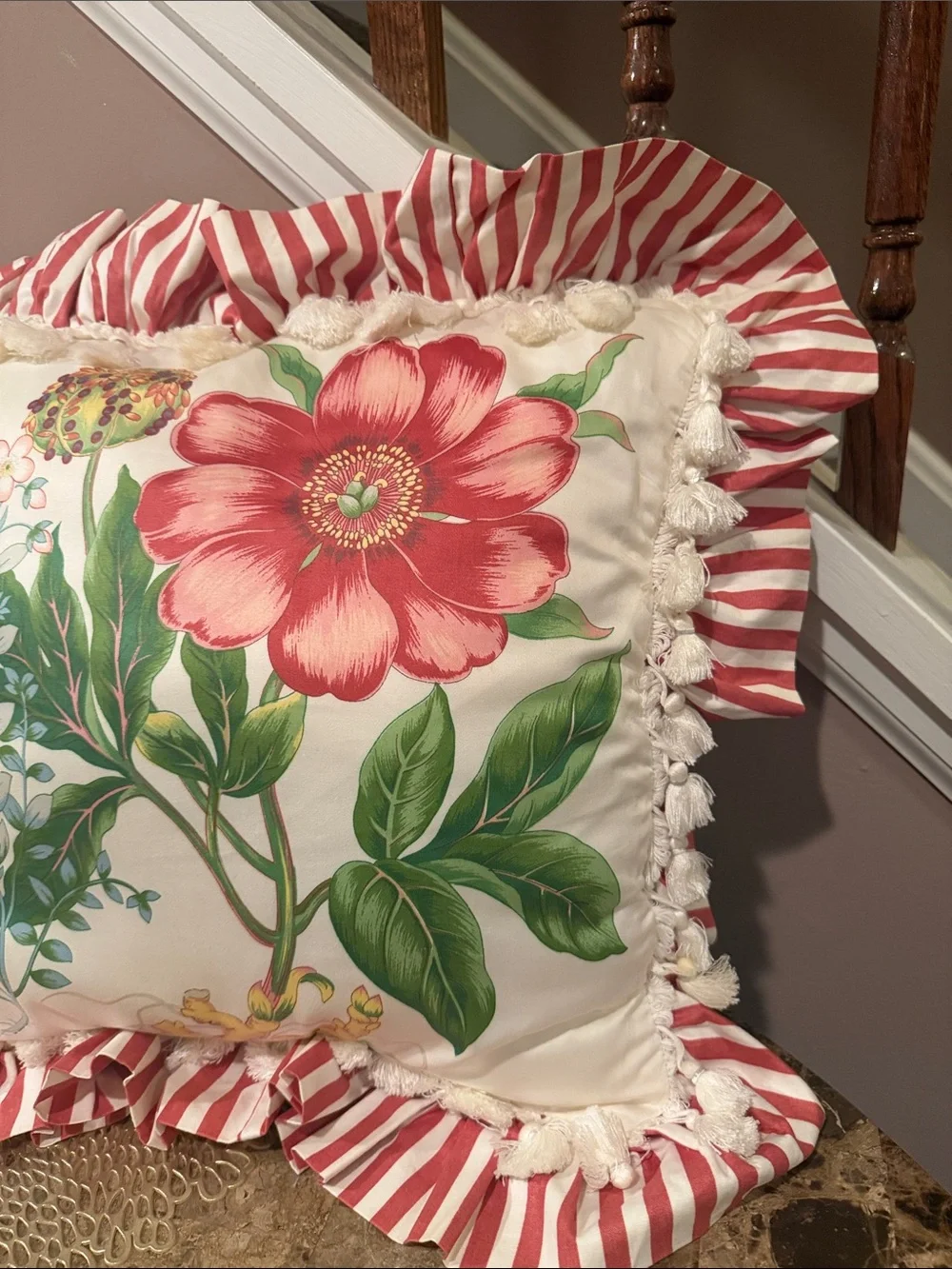 Legacy “A Ryan Company” Floral Throw Pillows, Set of 2